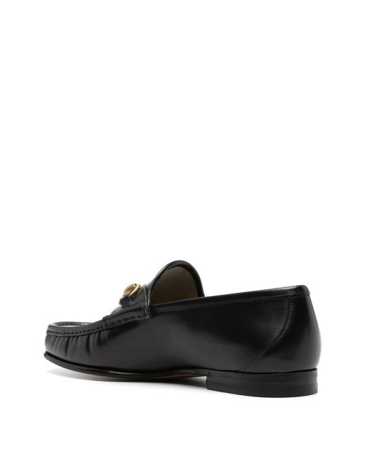 Gucci Black Flat Shoes for men