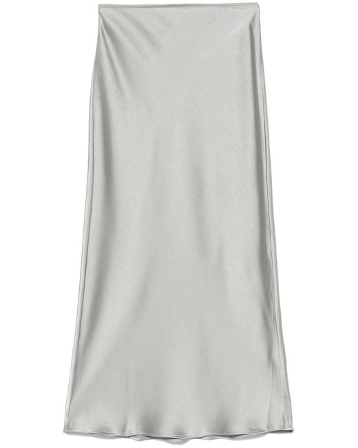 Samsøe & Samsøe Gray Saagneta Long Skirt