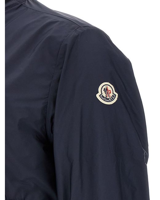 Moncler Blue 'Reppe' Waterproof Jacket for men