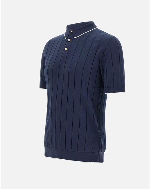 Eleventy Blue T-Shirts And Polos for men
