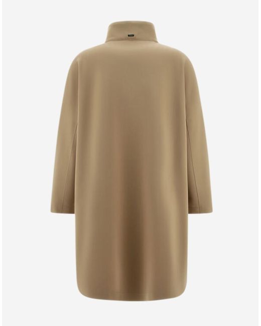 Herno Natural Relaxed Fit Technical Coat