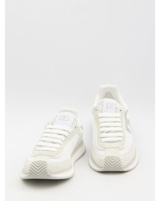 Dolce & Gabbana White Dg Cushion Sneakers for men