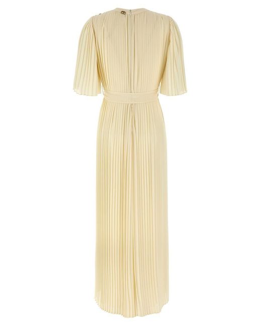 Twinset Metallic Pleated Jumpsuit