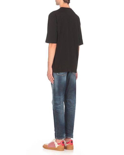 DSquared² Black T-Shirts And Polos for men