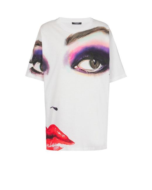 Balmain White T-Shirts And Polos