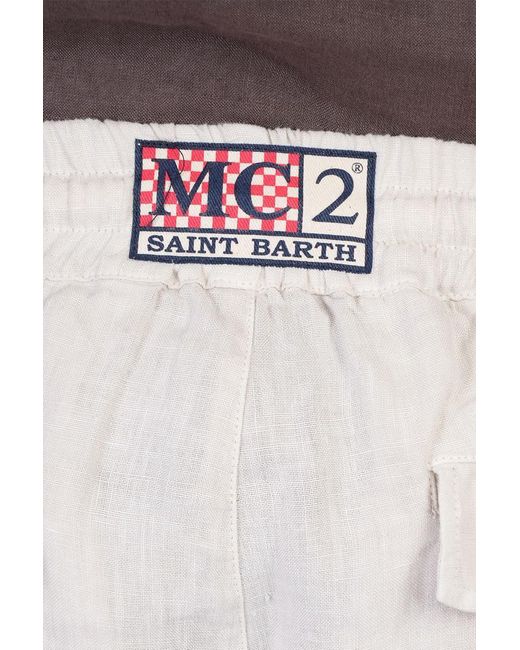 Mc2 Saint Barth White Calais Pants for men