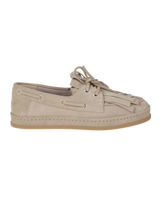Hogan White Loafers