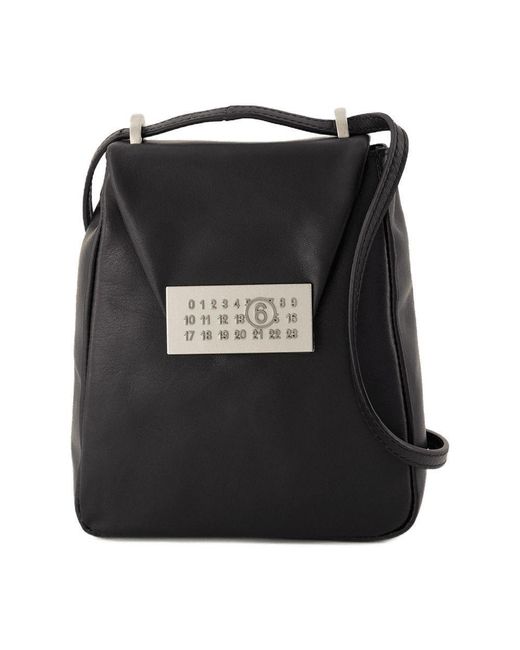 MM6 by Maison Martin Margiela Black Numeric Small Crossbody