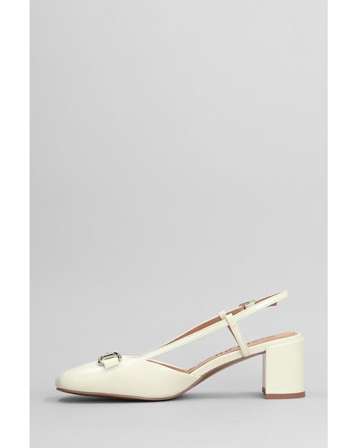 Bibi Lou White Ashe 60 Pumps