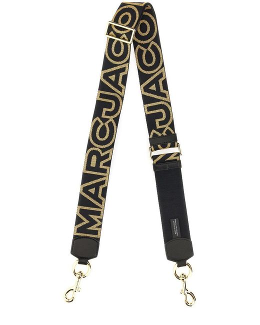 Marc Jacobs Black Tracolla The Outline Logo