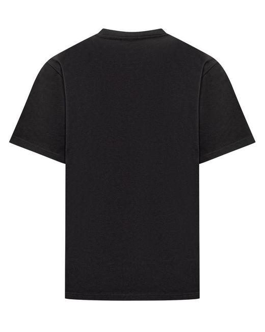 J.W. Anderson Black Anchor Embroid T-Shirt for men