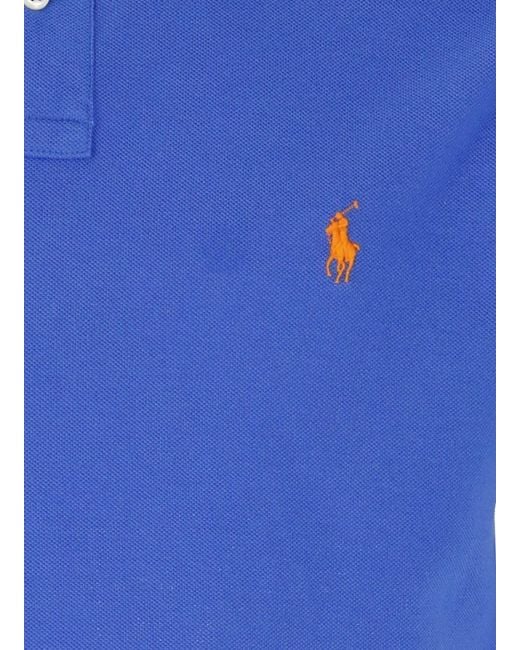 Ralph Lauren Blue T-Shirts And Polos for men