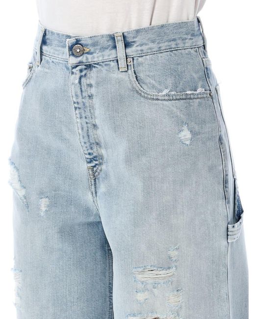 Golden Goose Deluxe Brand Blue Marsha Denim Shorts