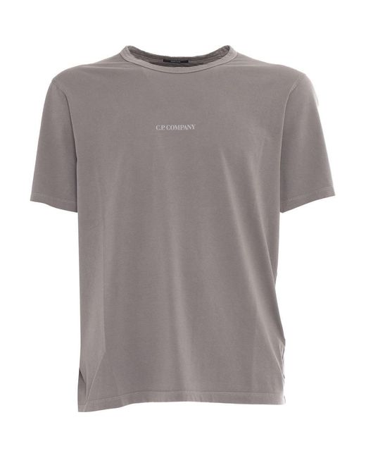 C P Company Gray T-Shirt /C for men