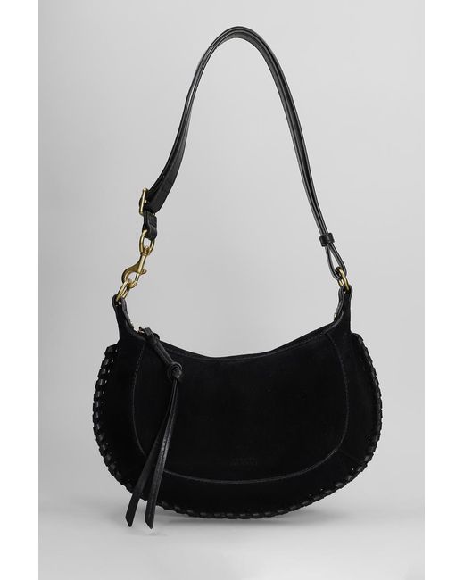 Isabel Marant Black Oskan Moon Shoulder Bag