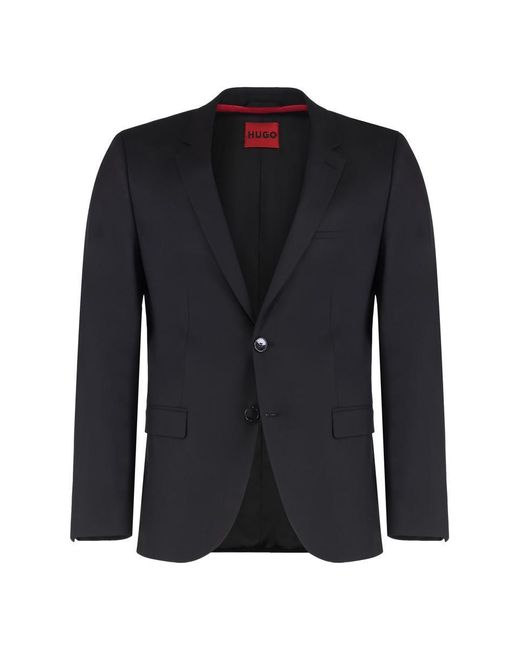 Boss Black Wool Blend Two-Piece Suit for men