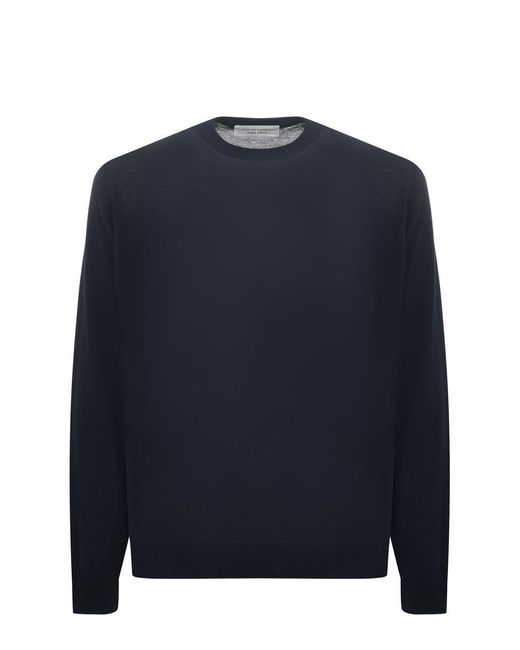FILIPPO DE LAURENTIIS Blue Sweaters for men