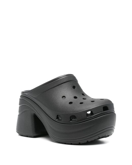 crocs rubber clog mules