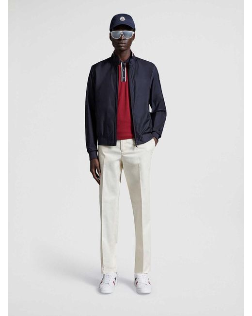 Moncler Blue Reppe Technical Jacket for men