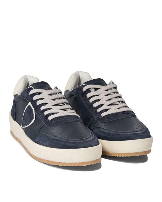 Philippe Model Blue "Nice" Sneakers for men