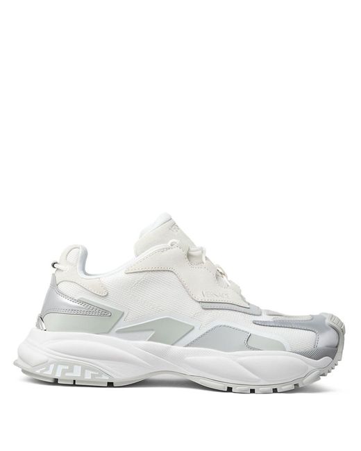 Versace White Mercury M_Vs_04 Leather Sneakers for men