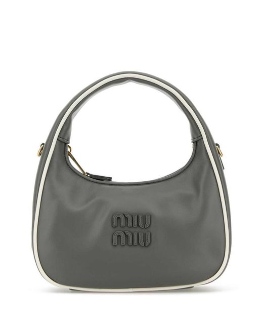 Miu Miu Gray Handbags