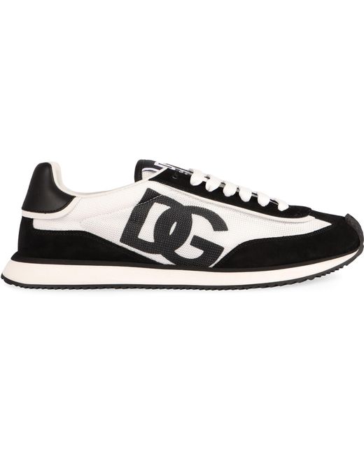 Dolce & Gabbana Black Dg Cushion Low-Top Sneakers for men