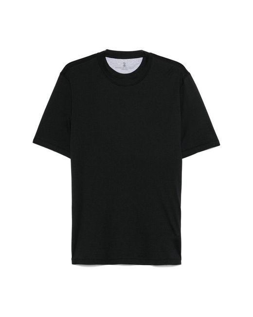 Brunello Cucinelli Black Topwear for men