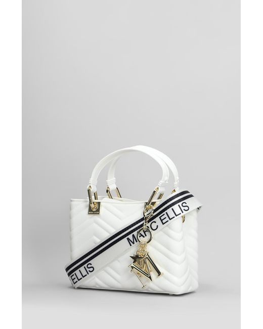 Marc Ellis White Flat Krissy M Wave Shoulder Bag