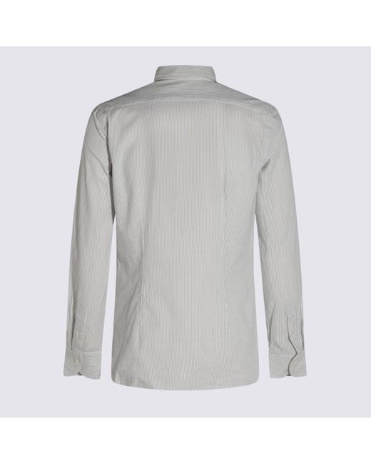 Glanshirt White And Light Cotton Shirt for men