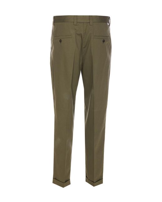 Paolo Pecora Green Trousers for men