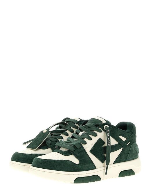 Off-White c/o Virgil Abloh Green 'Out Of Office' Sneakers for men