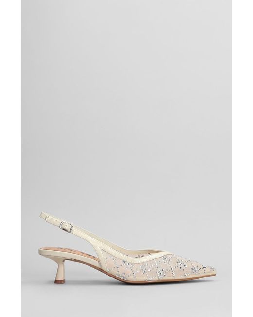Bibi Lou White Helia 45 Pumps