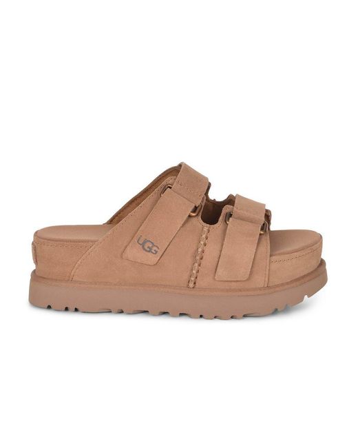 Ugg Brown 'Goldenstar Hi' Slippers