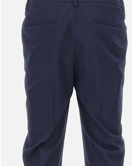 Devore Blue Trousers for men