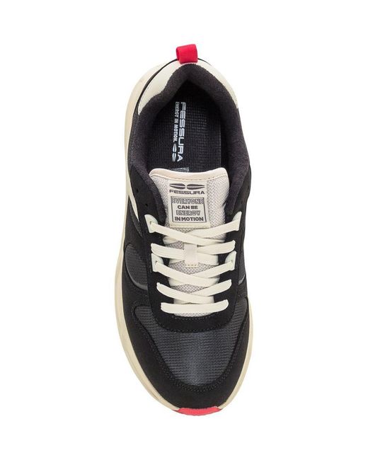 Fessura Black Walk 03 Fabric Sneaker for men