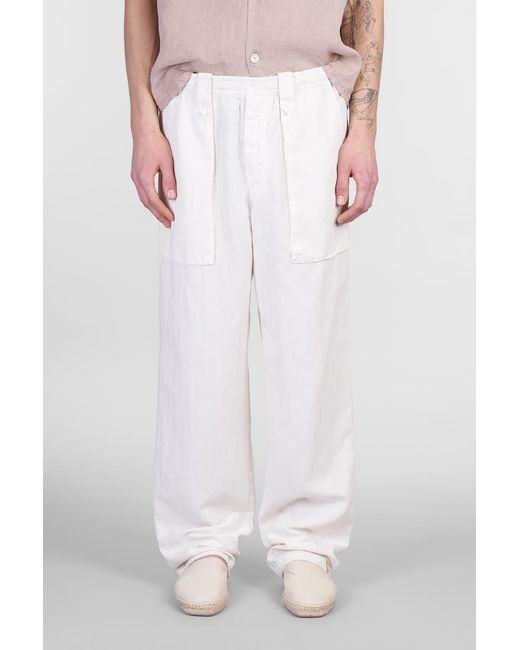 Aspesi White Factory Pants for men