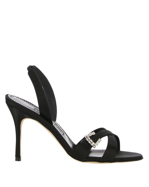 Manolo Blahnik Black Sandals