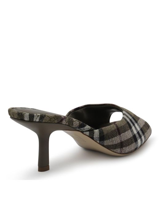 Burberry Gray With Heel