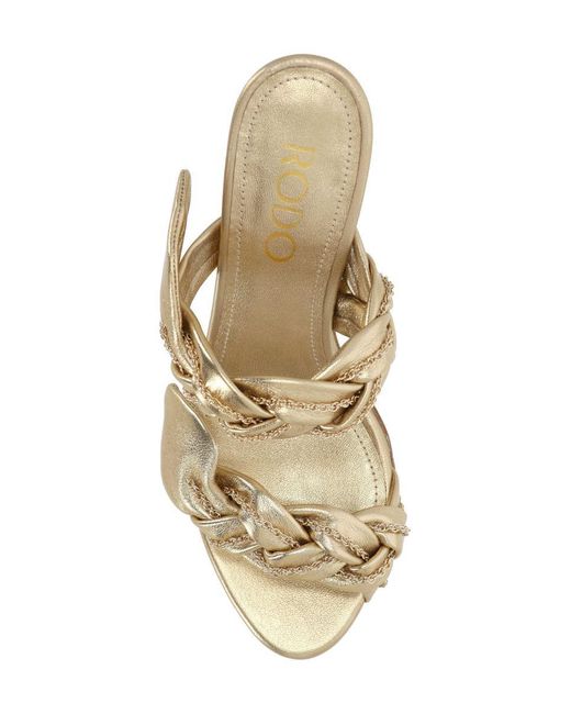 Rodo Metallic With Heel