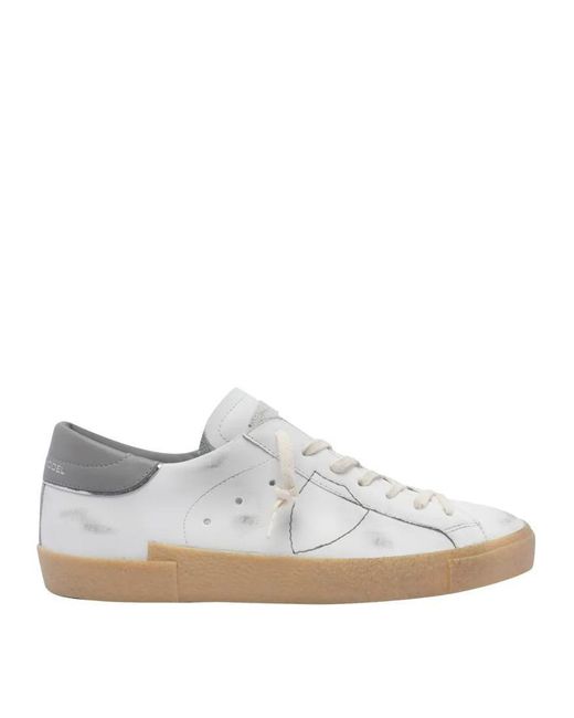 Philippe Model White Sneakers for men