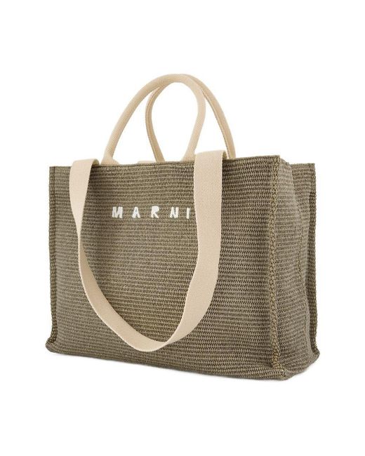 Marni Metallic Large Shopper Bag for men