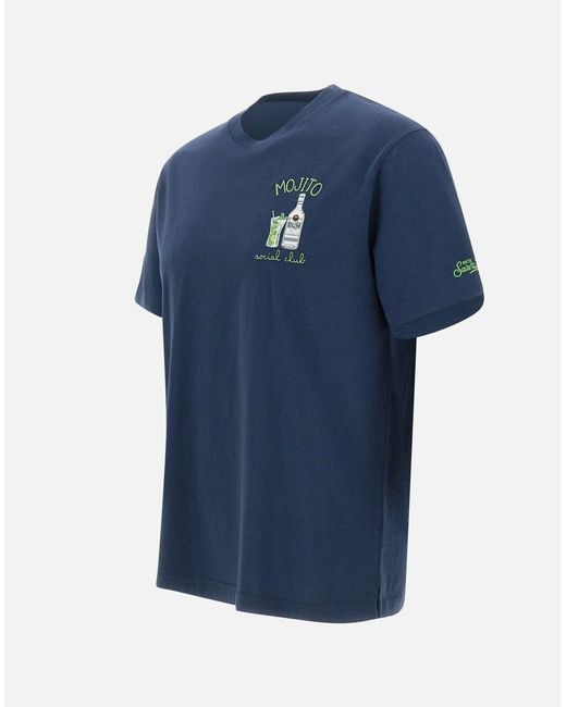 Mc2 Saint Barth Blue T-Shirts And Polos for men