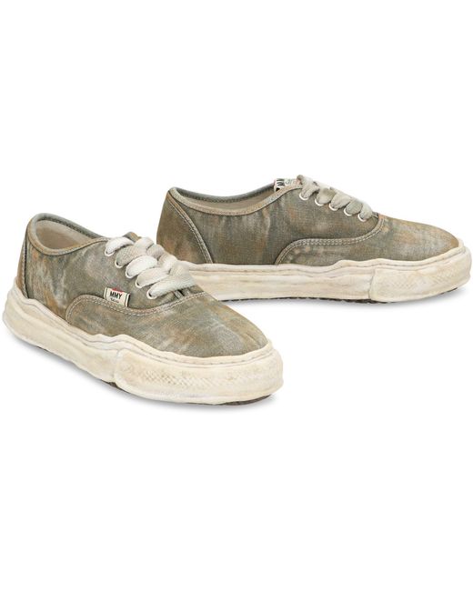 Maison Mihara Yasuhiro Green Baker Fabric Low-Top Sneakers for men