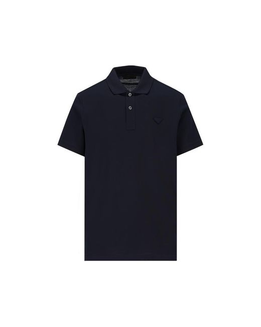 Prada T-Shirt And Polo Shirt in Blue for Men | Lyst