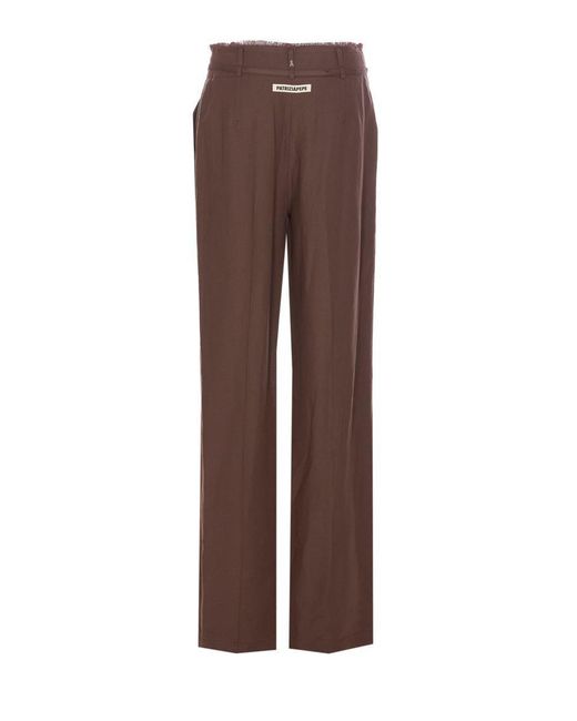 Patrizia Pepe Brown Trousers