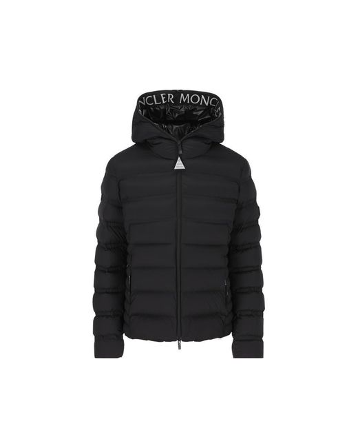 Moncler Coats in Black | Lyst