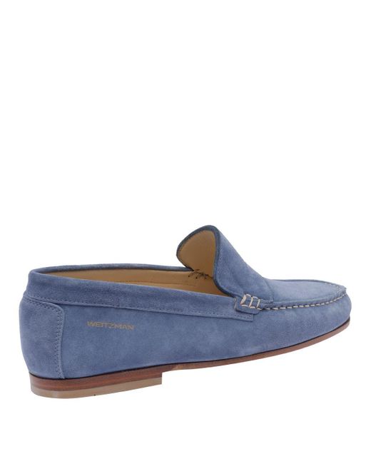 Stuart Weitzman Blue Flat Shoes for men