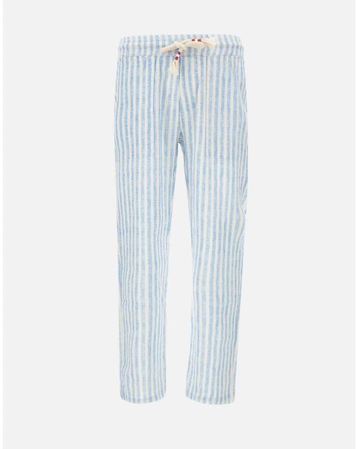 Mc2 Saint Barth Blue Trousers for men