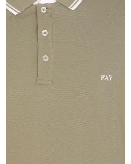Fay Green T-Shirts And Polos for men